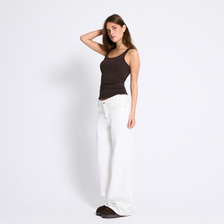 Basic tank top "Fanny" Brown
